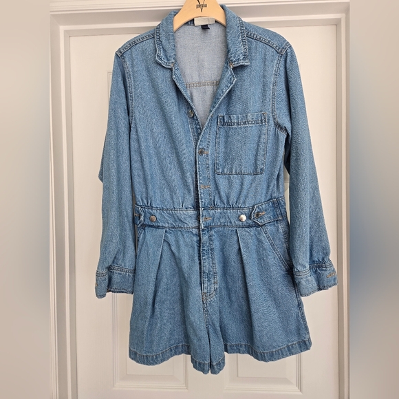 Universal Thread Pants - Universal Thread Light Blue Denim Jumpsuit